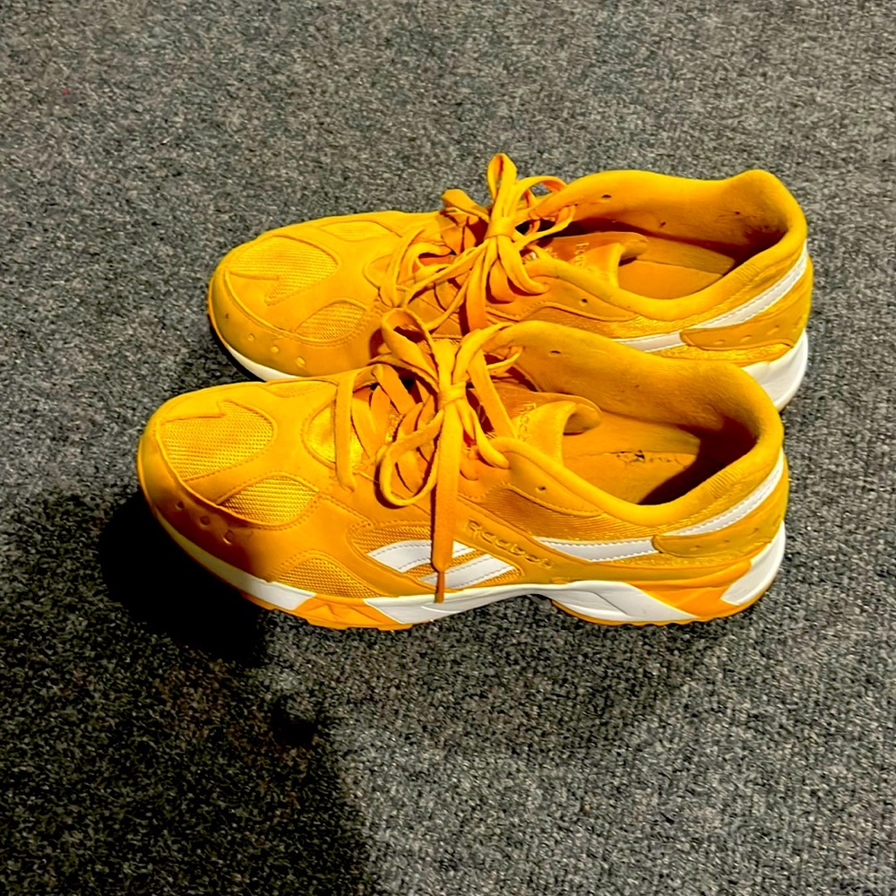 Gold Reeboks